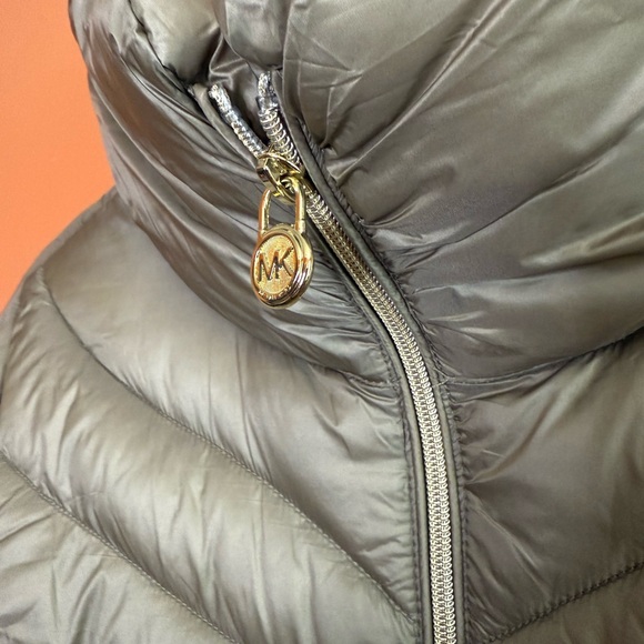 Michael Kors Quilted Nylon Packable Puffer Jacket Womens Size L - Picture 6 of 9